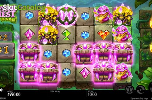Скрин6. Crystal Quest: Deep Jungle слот