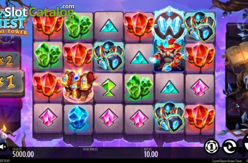 Скрин2. Crystal Quest: Arcane Tower слот