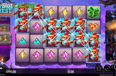 Скрин5. Crystal Quest: Arcane Tower слот