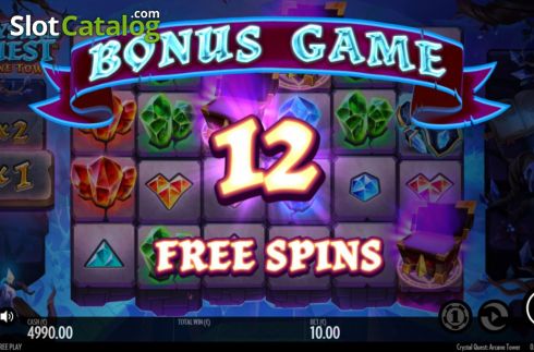 Скрин6. Crystal Quest: Arcane Tower слот