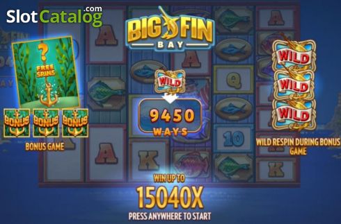 Скрин2. Big Fin Bay слот