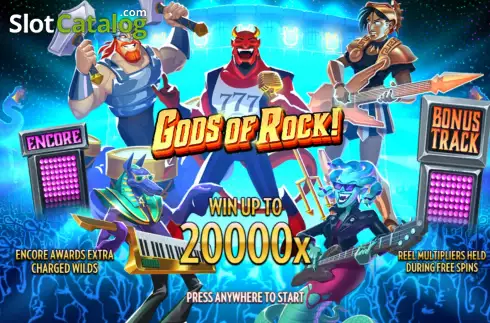Скрин2. Gods of Rock слот