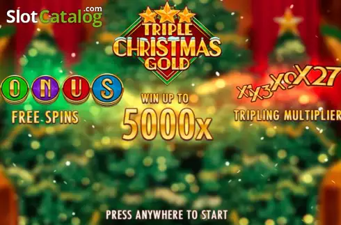 Скрин2. Triple Christmas Gold слот