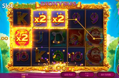 Скрин5. Dionysus Golden Feast слот