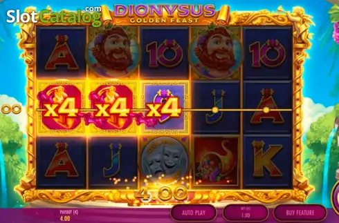Скрин6. Dionysus Golden Feast слот