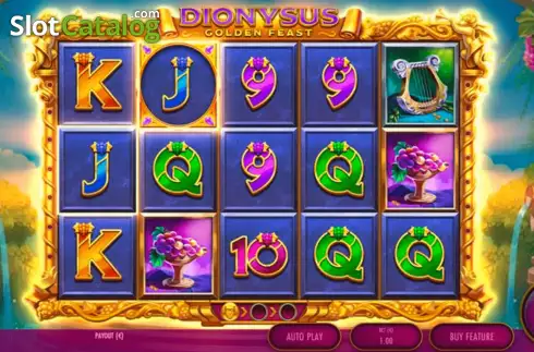 Скрин7. Dionysus Golden Feast слот