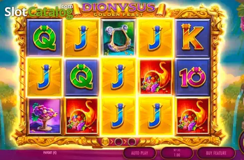 Скрин8. Dionysus Golden Feast слот