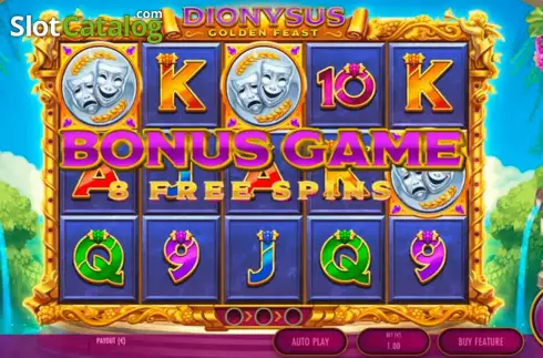 Скрин9. Dionysus Golden Feast слот