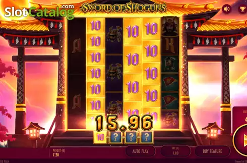 Скрин8. Sword of Shoguns слот