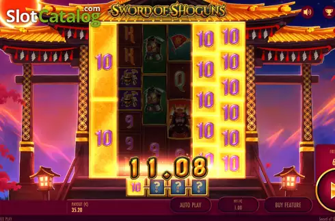 Скрин9. Sword of Shoguns слот