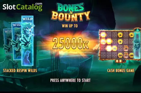 Скрин2. Bones & Bounty слот