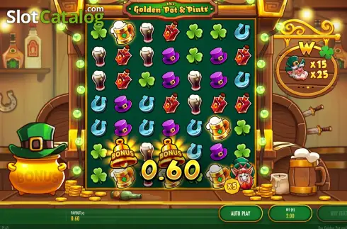 Скрин3. The Golden Pot & Pints слот