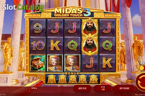 Скрин2. Midas Golden Touch 3 слот