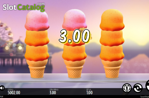 Скрин2. Sunset Delight слот