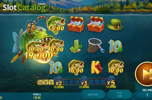 Скрин3. Bass Hunter слот
