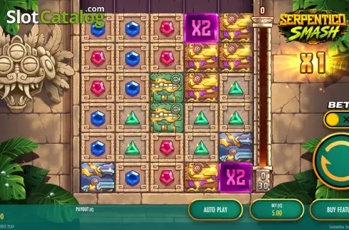 Скрин2. Serpentico Smash слот