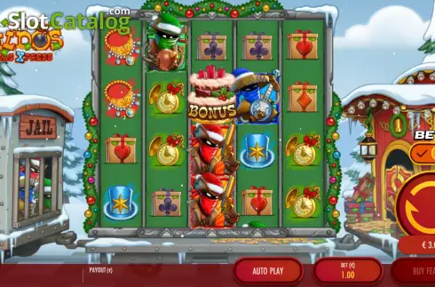 Скрин2. The Wildos: Xmas Xpress слот