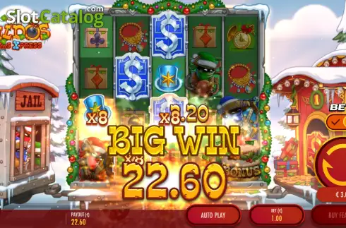 Скрин3. The Wildos: Xmas Xpress слот
