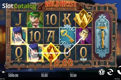 Скрин4. Wild Heist at Peacock Manor слот