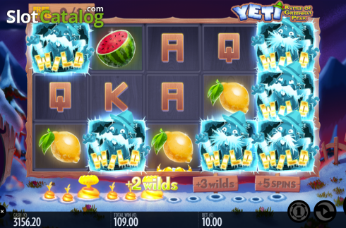 Скрин5. Yeti Battle of Greenhat Peak слот