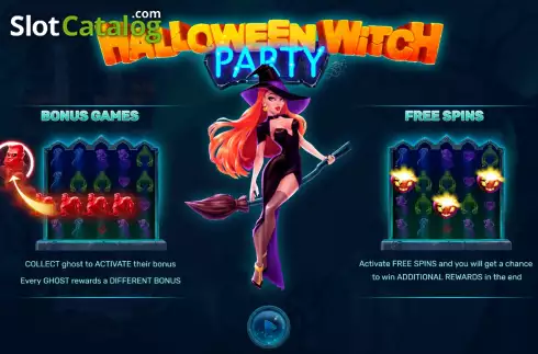 Скрин2. Halloween Witch Party слот