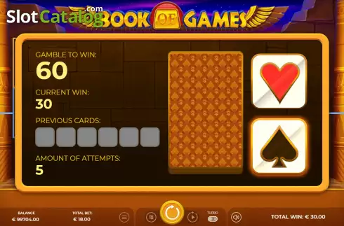 Скрин5. Book of Games слот