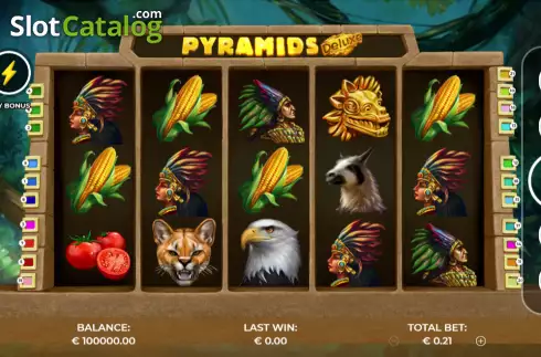 Скрин2. Pyramids Deluxe слот