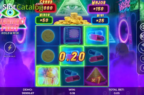 Скрин3. Illuminati Party слот