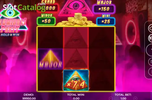 Скрин3. Illuminaty Party слот