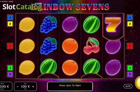 Скрин2. Rainbow Sevens слот