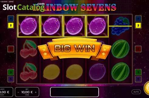 Скрин4. Rainbow Sevens слот