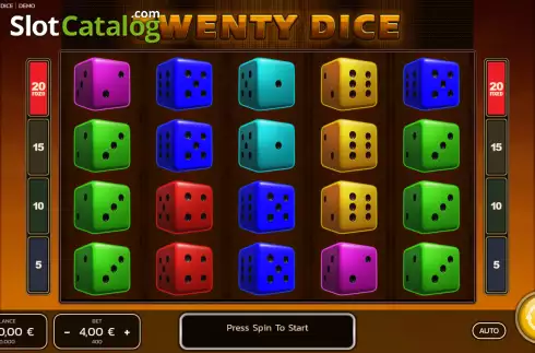 Скрин2. Twenty Dice слот