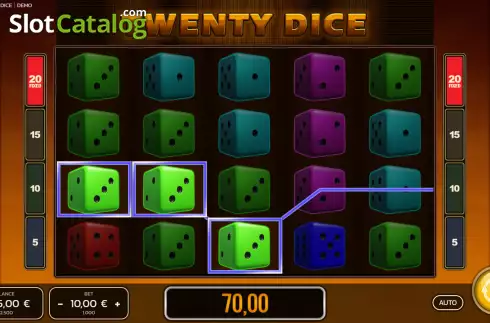 Скрин4. Twenty Dice слот