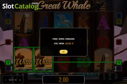 Скрин9. Great Whale слот