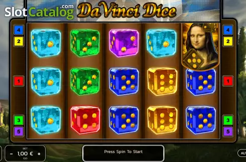 Скрин2. Da Vinci Dice слот