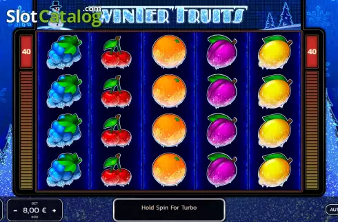 Скрин2. Winter Fruits слот