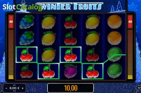 Скрин3. Winter Fruits слот