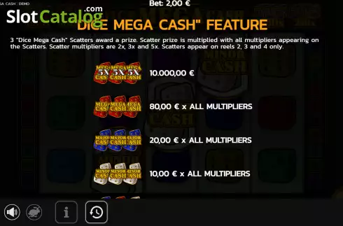 Скрин5. Dice Mega Cash слот
