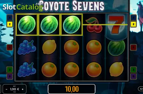 Скрин3. Coyote Sevens слот