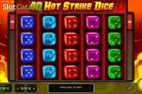 Скрин2. 40 Hot Strike Dice слот