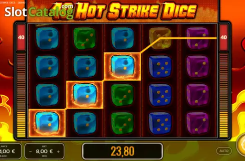 Скрин3. 40 Hot Strike Dice слот