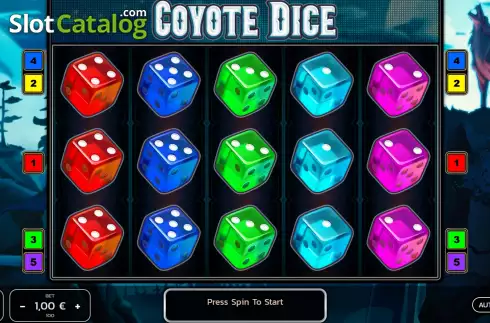 Скрин2. Coyote Dice слот