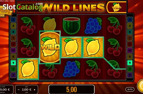 Скрин3. Fruit Wild Lines слот