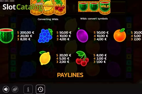 Скрин9. Fruit Wild Lines слот