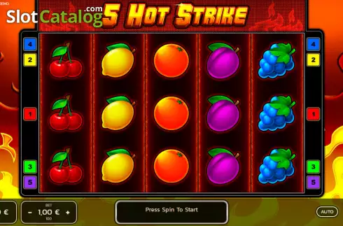 Скрин2. 5 Hot Strike слот
