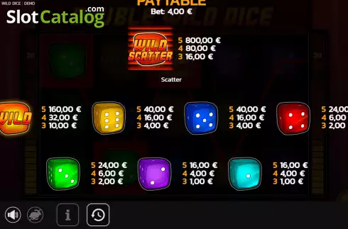 Скрин5. Double Wild Dice слот