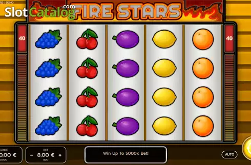 Скрин2. Fire Stars слот