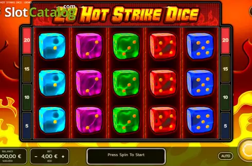 Скрин2. 20 Hot Strike Dice слот