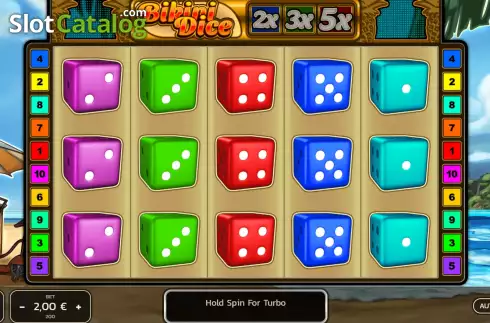 Скрин2. Bikini Dice слот