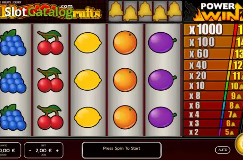 Скрин2. 10 Jingle Fruits слот